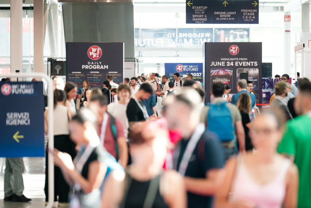 Le persone durante l'evento WMF 2026